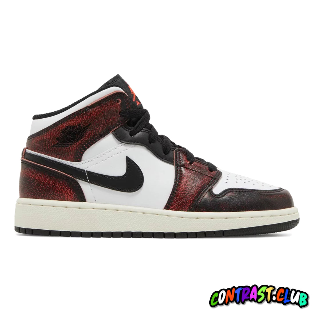 Air Jordan 1 Mid Wear-Away Chicago