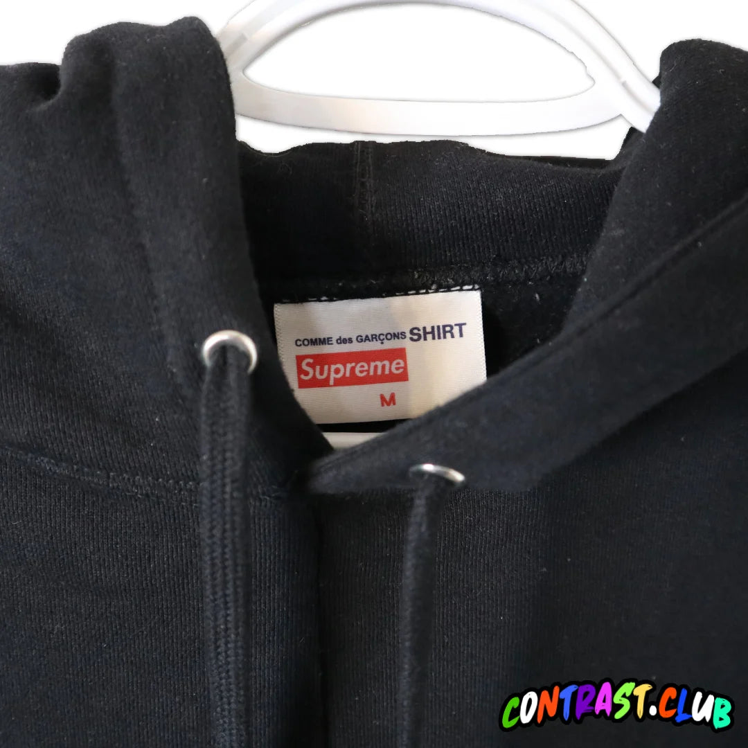 Supreme Comme des Garcons Split Box Logo Hooded Sweatshirt