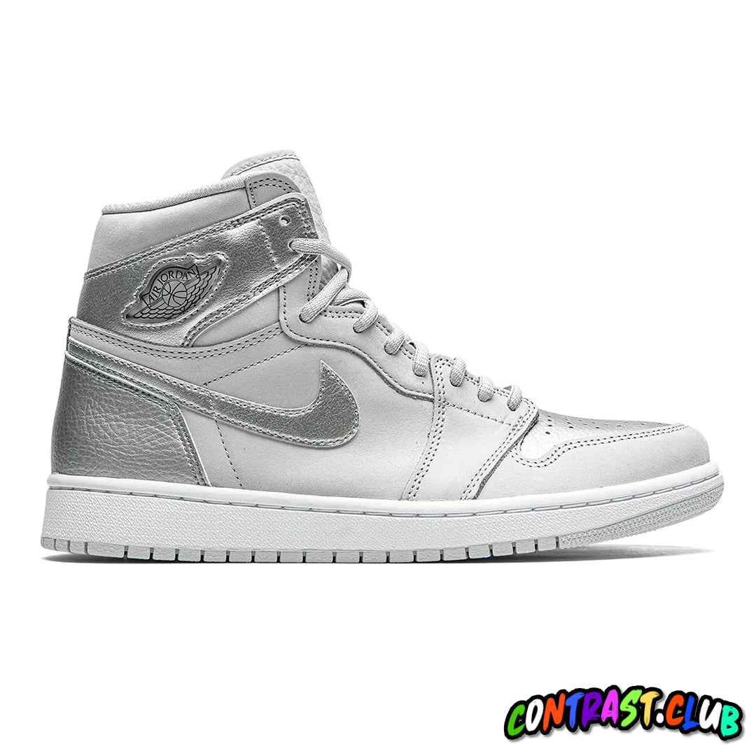 Air Jordan 1 Retro High Co.Jp Metallic Silver