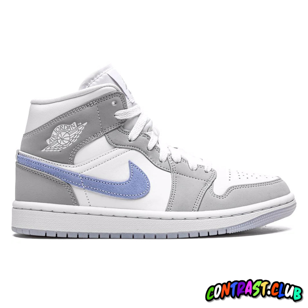 Jordan 1 Mid Wolf Grey Aluminum