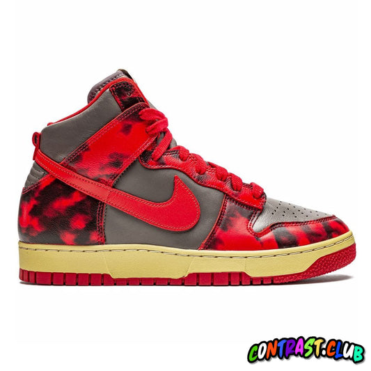 Nike Dunk High 1985 Red Acid Wash