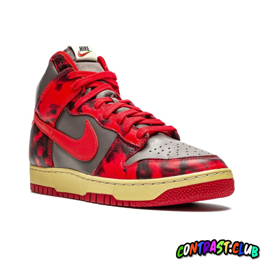 Nike Dunk High 1985 Red Acid Wash