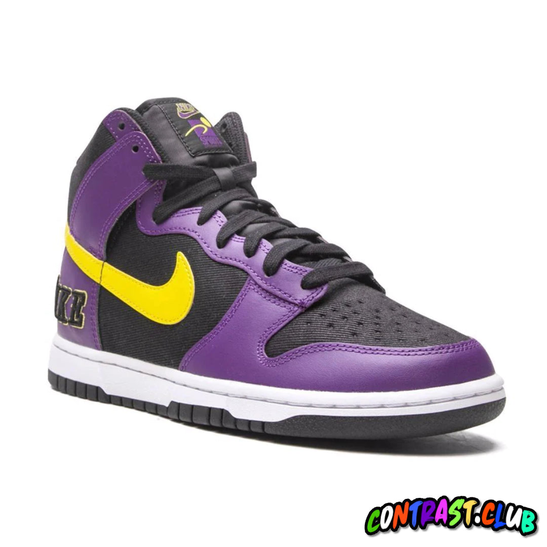 Nike Dunk High EMB Lakers