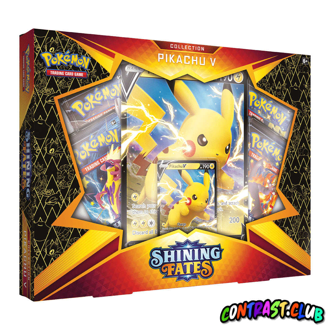 Pokemon Shining Fates Pikachu V Box