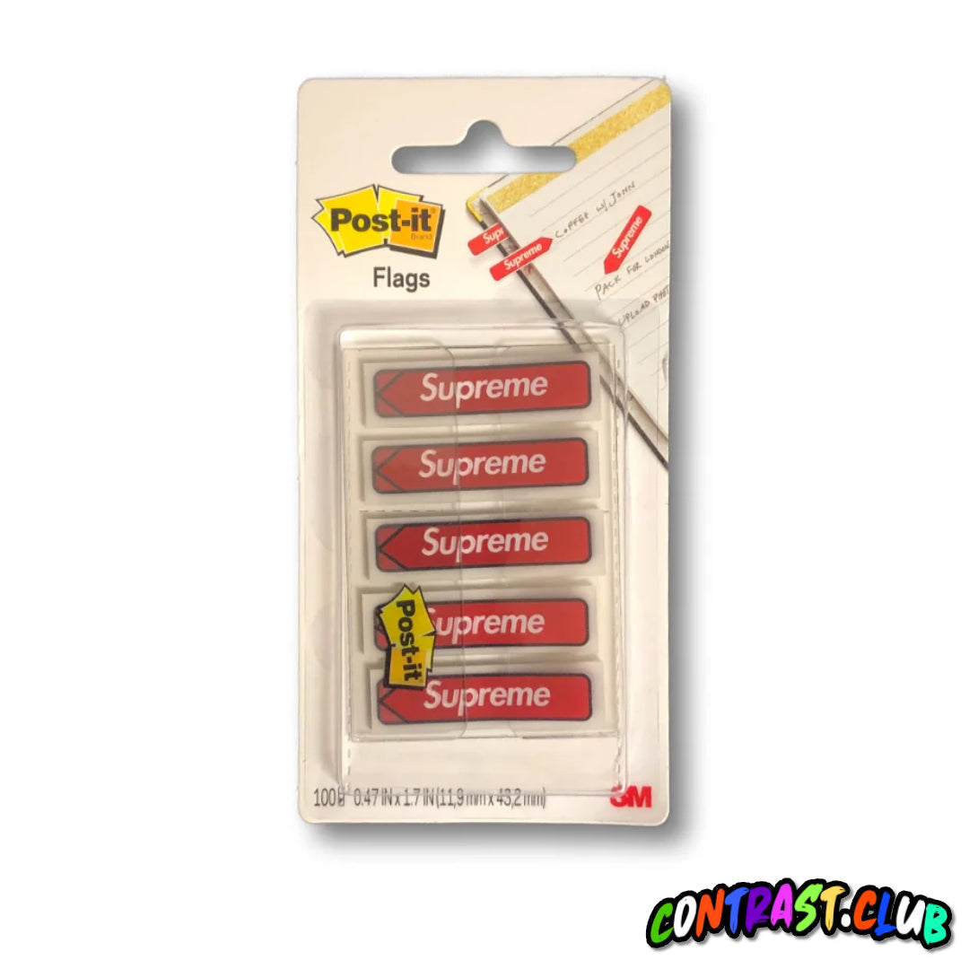 Supreme Post-it Flags Red