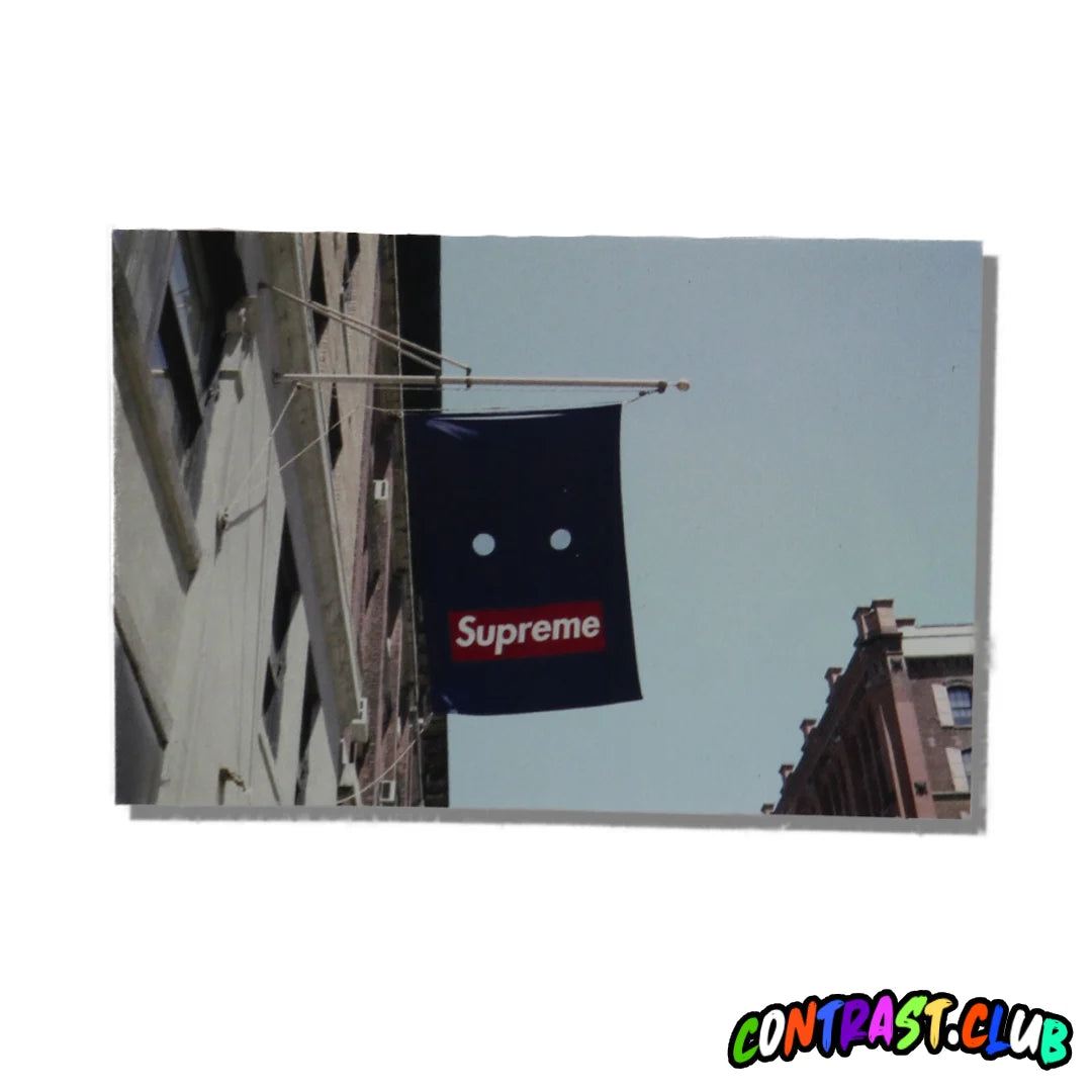 Supreme Banner Sticker