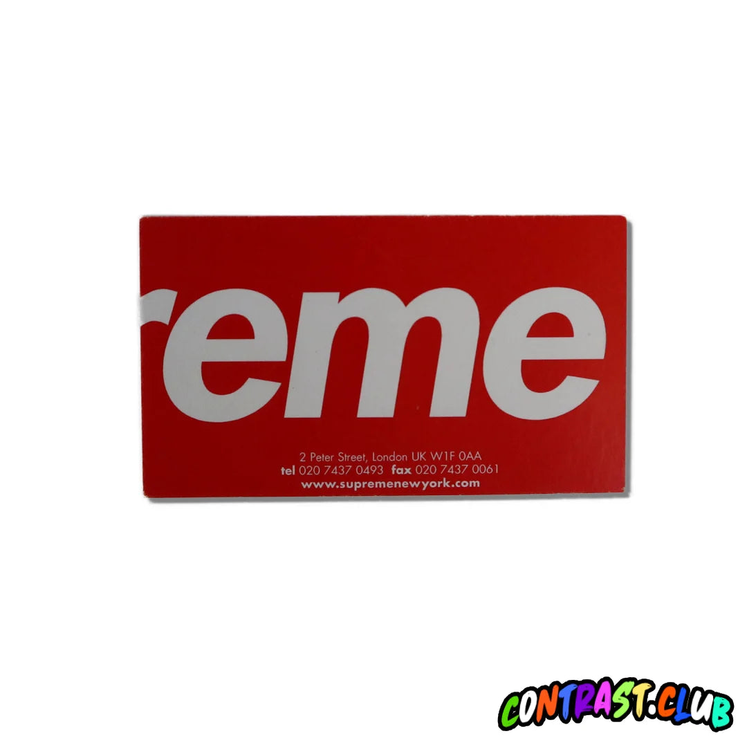 Supreme London Business Card