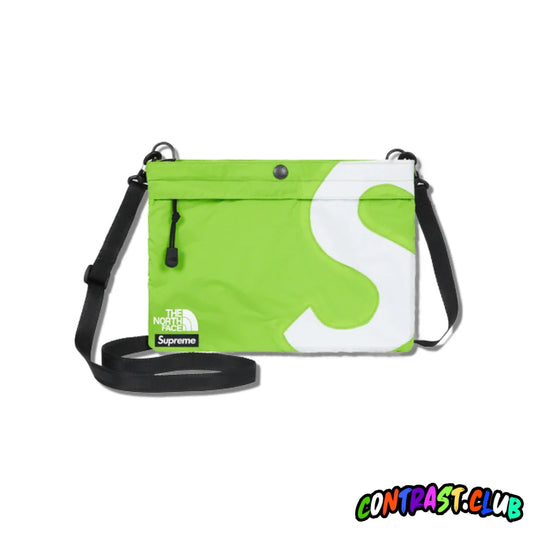 Supreme The North Face S Logo Shoulder Bag Lime
