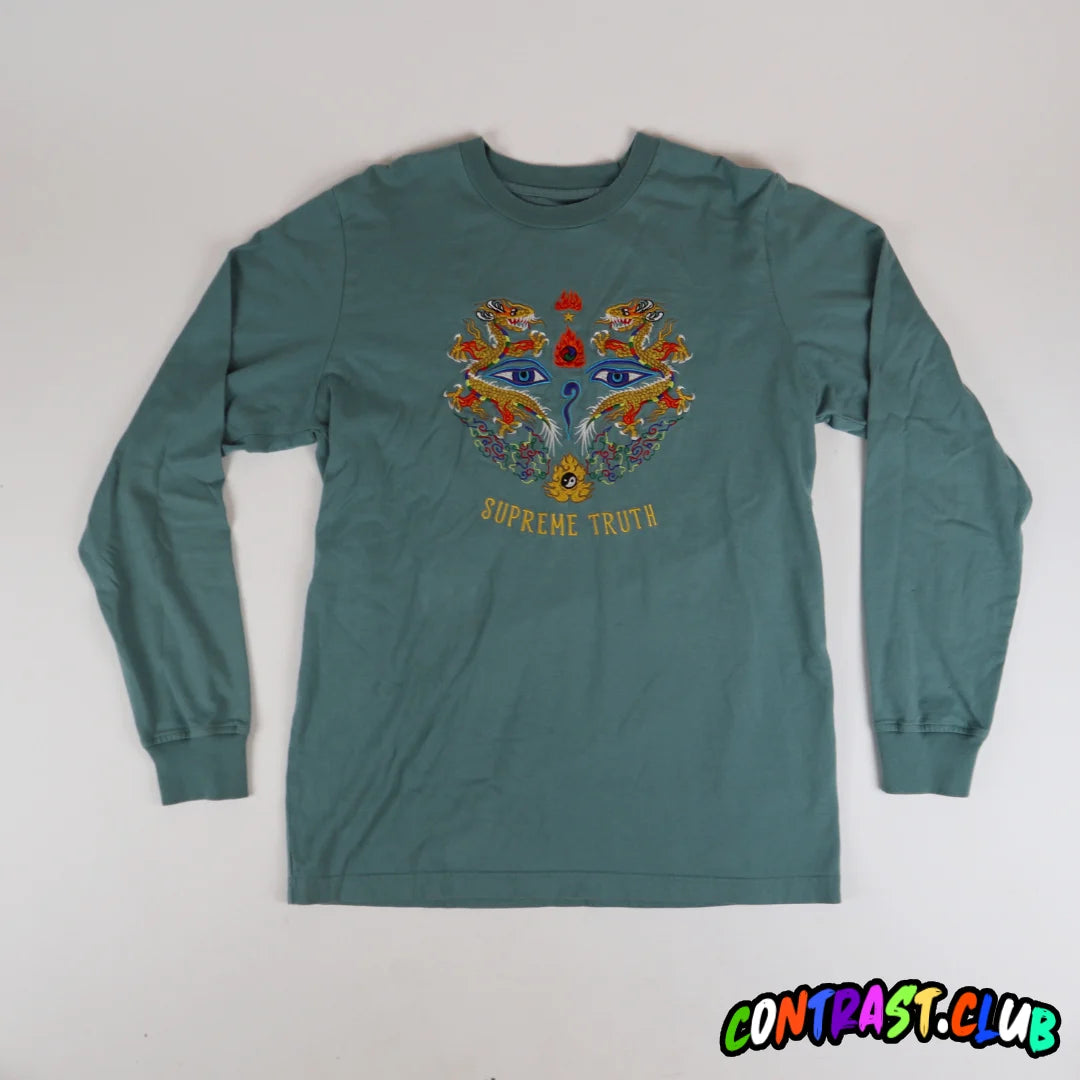 Supreme Truth Long Sleeve Tee Teal